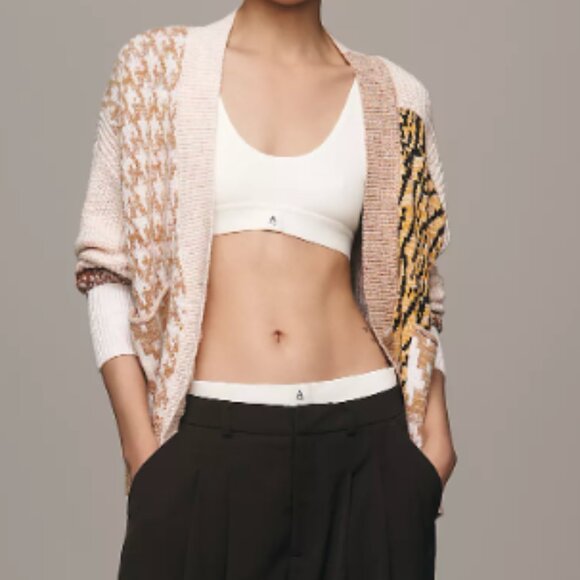 Pilcro Mash-Up Tiger Cardigan Sweater - Picture 5 of 5